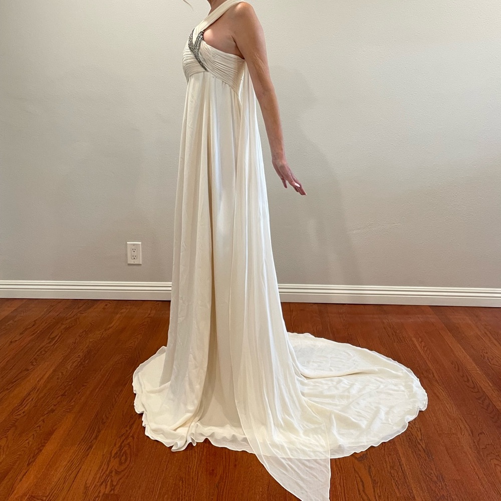 Saint Laurent Paris - Corset Gown Formal Night Wedding Event Evening Dress - Picture 14 of 16
